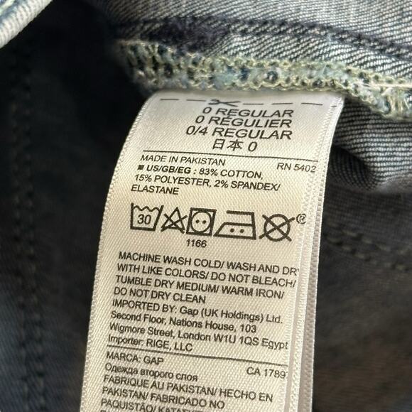 Gap Women's 1969 Easy Leggings Distressed Jeans Size 25R - Picture 6 of 6